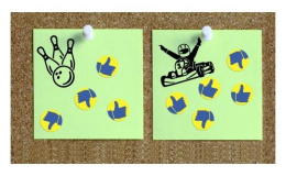 Этикетки Avery Zweckform 3861, универсальная, 70г/м2, желтый, 250шт