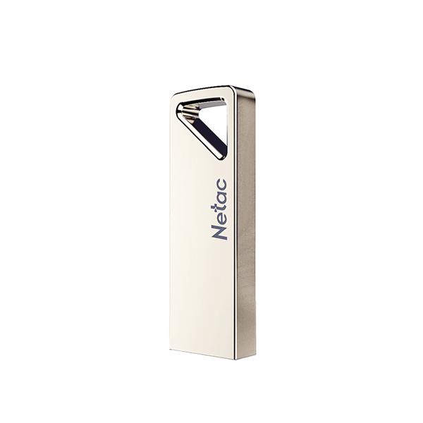 Флешка USB NETAC U326 8ГБ, USB2.0, серебристый [nt03u326n-008g-20pn]