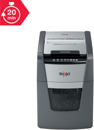 Уничтожитель бумаг Rexel Optimum AutoFeed 90X, с автоподачей, P-4, 4х28 мм, 90 лист. одновременно, 34л [2020090xeu]