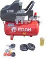 Компрессор поршневой Edon OAC-25/1600 масляный 198л/мин 25л 1600Вт красный