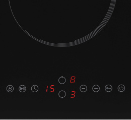 Индукционная варочная поверхность Krona Vento 30 BL V1, конфорок: 2 шт.,  стеклокерамика,  независимая, черный