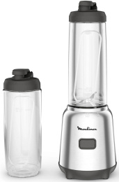 Блендер Moulinex LM15FD10,  стационарный,  серебристый/черный