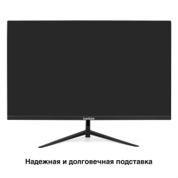 Монитор 23.8" ExeGate ProSmart EZ2400 (IPS LED Grade A+, FHD, 1920x1080@75Гц, 16:9, 250cd/m2, 1000:1, 178°/178°, 3-5ms, D-Sub, HDMI, FreeSync, Flicker-free, Low Blue Light, кабель HDMI 1.5м, VESA, регулировка наклона (tilt), черный) EX299031RUS