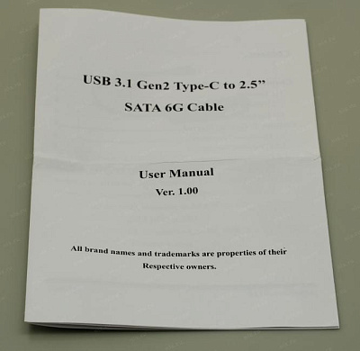 ST-Lab U-1260 Кабель адаптер USB-C -- SATA