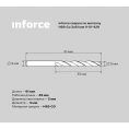 Сверло по металлу HSS-CO 3x61x33 мм Inforce 11-01-429