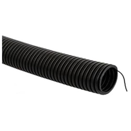 Rexant 28-0020-3 Труба гофрированная из ПНД безгалогенная HF, с зондом, 20мм, черная бухта 100 м/уп