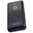 Perfeo Powerbank 20000 mah + Micro usb /In Micro usb /Out USB 1 А, 2.1A/ Black PF_B4298