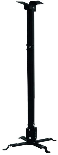 Кронштейн для проектора Buro PR04-140B, до 20кг, потолочный, поворот и наклон, черный