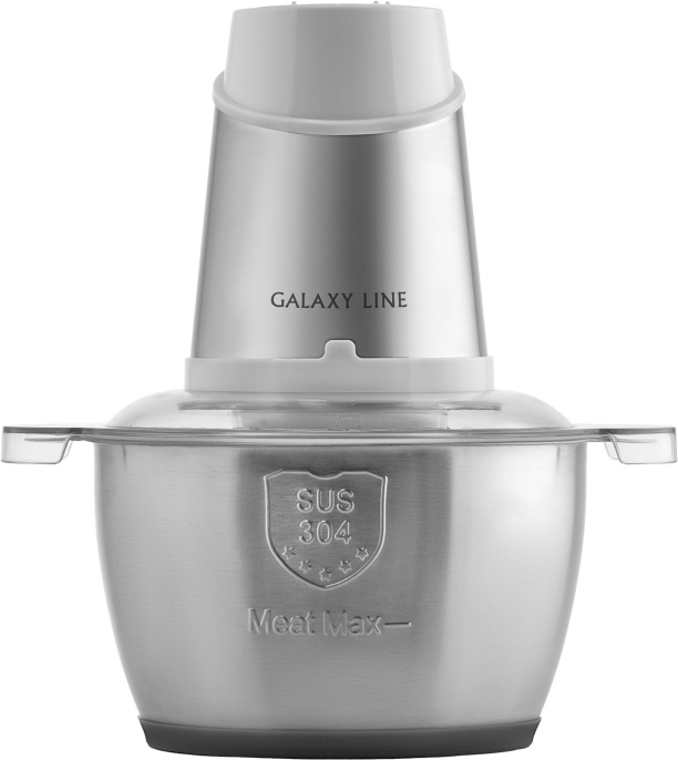 Чоппер Galaxy Line GL2383 Белый 7020323831 500 Вт, регулировка скорости, 1.8 л, питание: от сети, материал чаши: металл, материал корпуса: металл