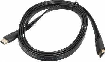 Кабель аудио-видео High Speed ver.1.4 Flat HDMI m /HDMI m 2м. черный (6542546)