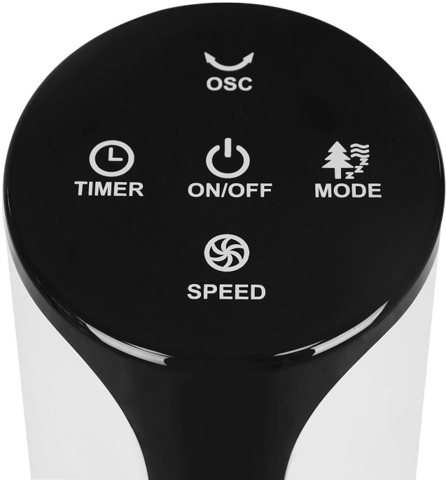 Вентилятор напольный Coolfort CF-2046 55Вт скоростей:3 ПДУ белый/черный