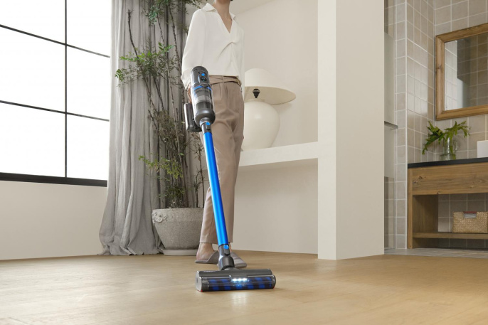 Пылесос ручной Puppyoo T12 Pure 535Вт серый