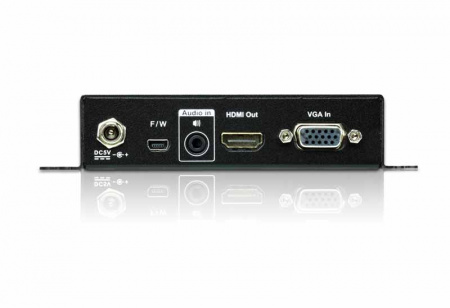 ATEN VC182-AT-G Конвертер, VGA+AUDIO HDMI, HD-DB15+MIM-JACK HDMI, Female, Б.П. 5V, 1920x1200 DDC2B;1080p;Analog + Digital stereo audio input