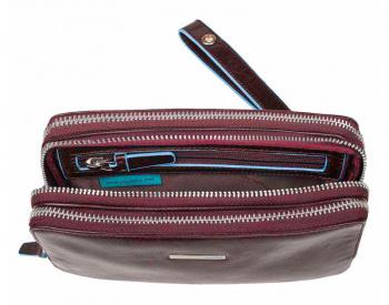 Клатч мужской Piquadro Blue Square AC2141B2R/MO красное дерево кожа натуральная