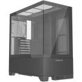Powercase Vision Black V2, Tempered Glass, чёрный, ATX CVBAV2-L0