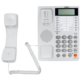 Телефон проводной Sanyo RA-S408W белый