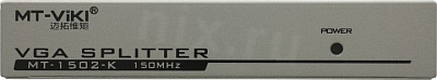 Разветвитель 2-Port Video Splitter (VGA15F+2xVGA15F) + б.п.