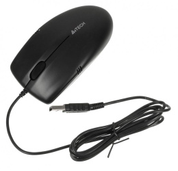 Мышь проводная A4TECH OP-530NU, оптическая, USB, 1200dpi, черный