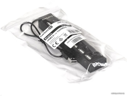 USB-Хаб концентратор 7-в-1 ExeGate DUB-72SW кабель-адаптер USB2.0 -- 7xUSB2.0, кнопки включения/отключения для каждого порта, Plug&Play, черный EX293978RUS