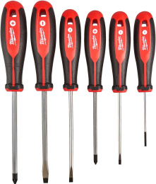 Набор магнитных отверток № 1 Milwaukee трехгранная рукоятка, 6 шт 4932471806