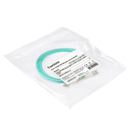 Патч-корд EXEGATE FC-D-503-LC-LC-3M-LSZH 3м, многожильный,  зеленый