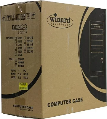 Корпус Minitower Winard 5826 MicroATX без БП