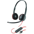 Гарнитура проводная Blackwire 3325, BW3325-M, MICROSOFT TEAMS CERTIFIED, USB-A, STEREO USB & 3.5MM HEADSET 76J21AA