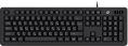 Клавиатура Оклик K175 черный USB Multimedia кабель 1.8м