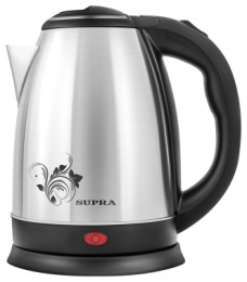 Чайник электрический Supra KES-1802S, 1.8л, металл/пластик