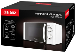 Микроволновая печь Galanz MOS-2001MW, 700Вт, 20л, белый
