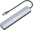 Разветвитель USB 3.0 Origo OU2270P 7порт. серебристый (OU2270P/A1A)