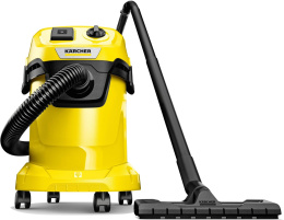 Строительный пылесос Karcher WD 3 P V-17/4/20 1000Вт (уборка: сухая/сбор воды/выдув) желтый