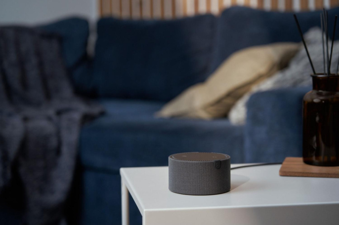 Умная колонка Яндекс Станция Мини SPEAKER MINI 2.0 Черная BLACK YNDX-00021K YANDEX