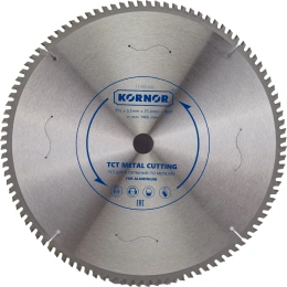Диск пильный по алюминию (355х25.4 мм; 100 зубьев; TCT) KORNOR 11355100