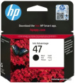 Картридж струйный HP 47 6ZD21AE черный печ.гол.в компл. (1300стр.) (26мл) для HP DJ IA Ultra 4828
