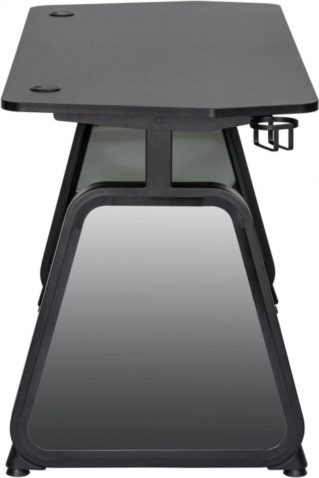 Стол игровой Cactus CS-GMD-BK-RGB, МДФ, черный