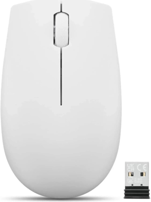 Мышь Lenovo 300 Wireless Compact светло-серый оптическая 1000dpi беспров. USB 2but GY51L15677
