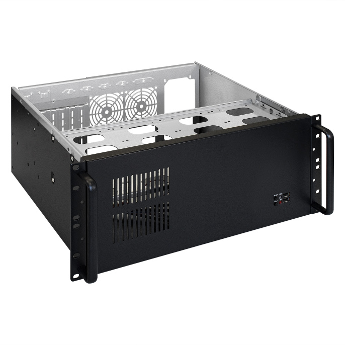 Серверный корпус ExeGate Pro 4U300-08 RM 19", высота 4U, глубина 300, без БП, USB EX281235RUS