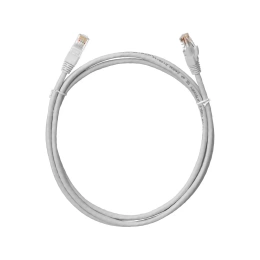 Коммутационный шнур U/UTP 4 пары, Кат.5е Класс D, 100МГц, 2хRJ45/8P8C, T568B, литой, многожильный, PVC нг B, серый, 0.5м, 10шт NETLAN EC-PC4UD55B-005-GY-10