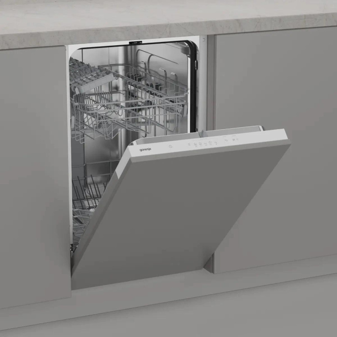 Посудомоечная машина встраив. Gorenje GV522E10WE 1760Вт узкая серебристый