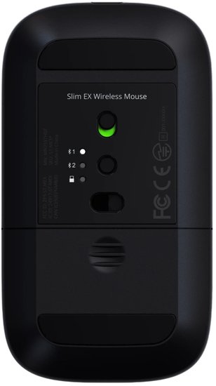Мышь Satechi Slim EX (черный) Беспроводная Wireless Multi-Mode Mouse BT&GHz. Цвет: черный космос (ST-MEXC)
