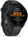 Смарт-часы Garmin Forerunner 165 30.4мм 1.2" AMOLED корп.черный рем.черный разм.брасл.:126-203мм 010-02863-20