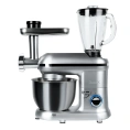 Кухонный комбайн RAGEX R101-900 9 в 1, 4.5 литра, 6 скоростей, 1500 Вт, серебристый