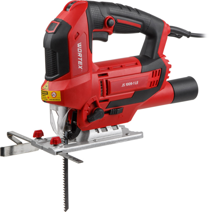 Лобзик электрический WORTEX JS 1009-1 LE в кор. 850 Вт, 500-3000 ход/мин, пропил до 100 мм 1333690
