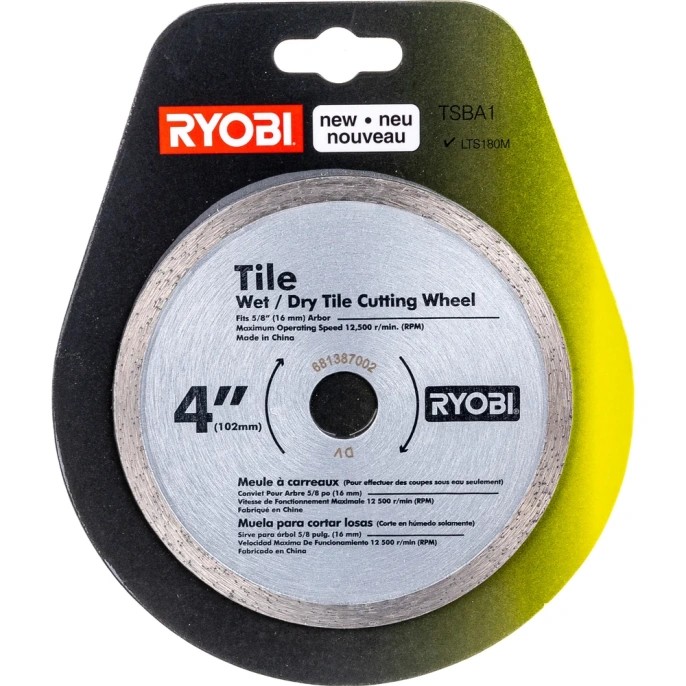 Диск алмазный 102х16 мм для плиткореза ONE+ Ryobi TSBA1 5132002473