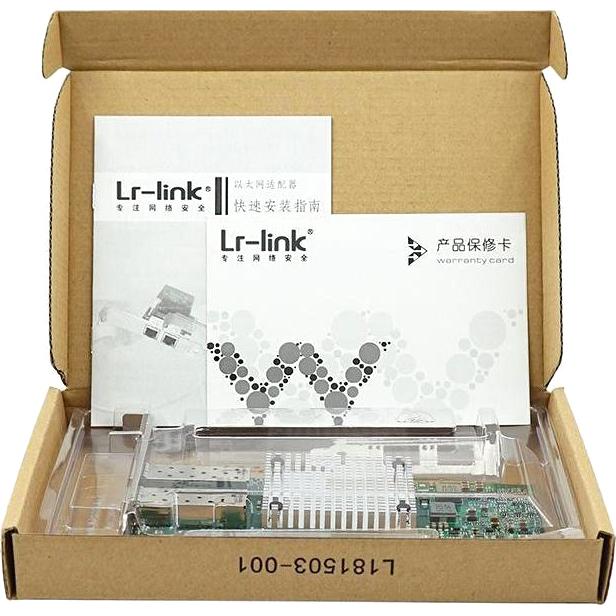 Сетевой адаптер PCIE 10GB FIBER 2SFP+ LREC9812BF-2SFP+ 94F2403 LR-LINK