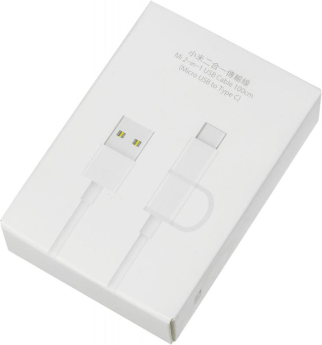 Кабели USB ZMI Кабель Xiaomi Mi 2-in-1 USB Cable Micro USB to Type C 100cm X15303 524911