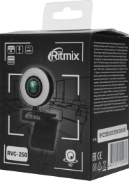 Web-камера Ritmix RVC-250,  черный [80001305]