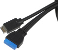 NONAME Адаптер USB 2xUSB3.0 1xUSB3.1 Type-C Bulk