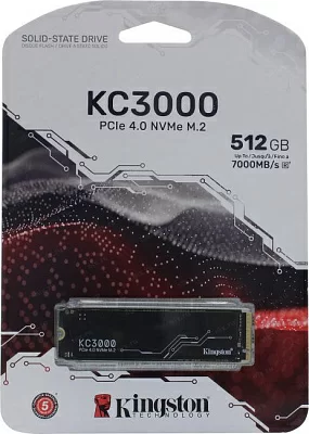 Накопитель SSD 512 Gb M.2 2280 M Kingston KC3000 SKC3000S/512G